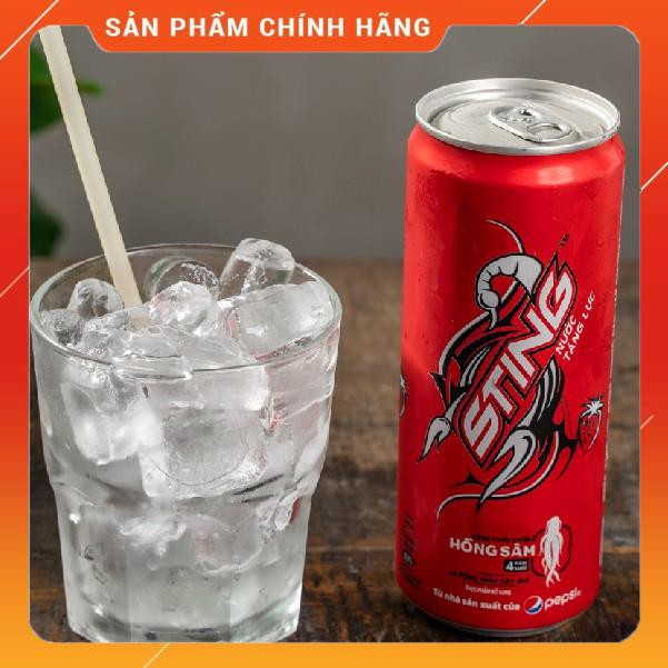 lock 6 lon Nước Tăng Lực sting đỏ lon 330ml