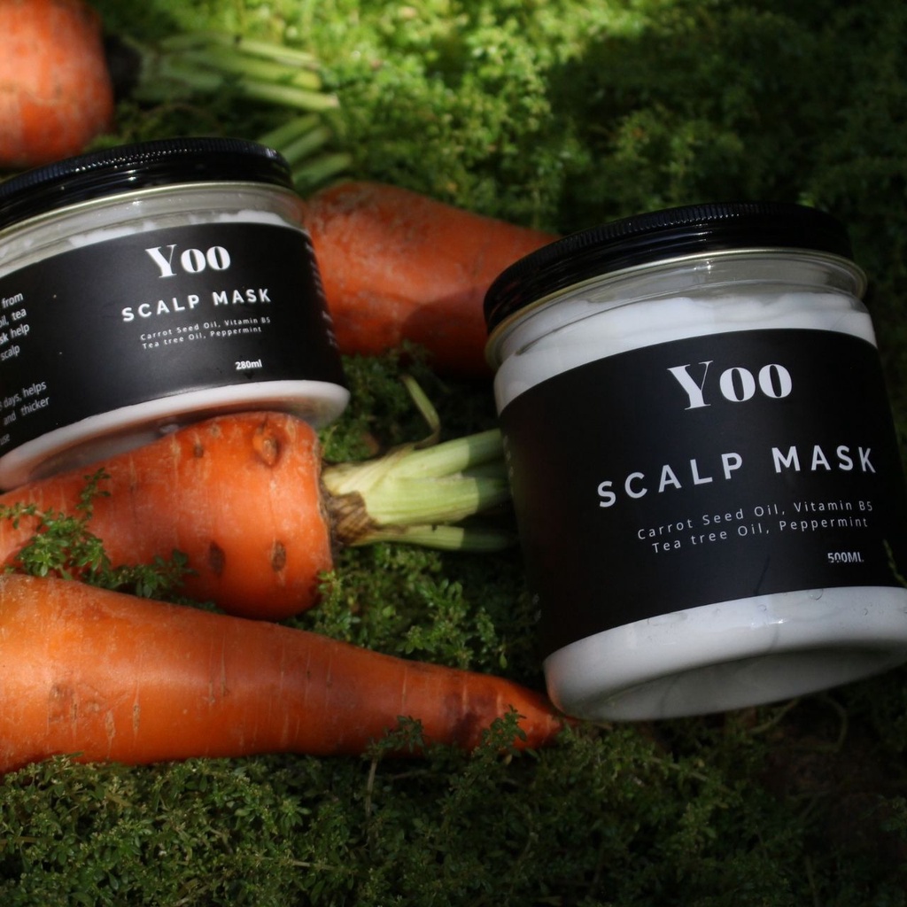 Kem Ủ Da Đầu The Mát, Kiềm Dầu Tóc 48H, Tơi Phồng Chân Tóc, Ngăn Nấm Da Đầu 280ml/500ml Scalp Mask Yoo.haircare