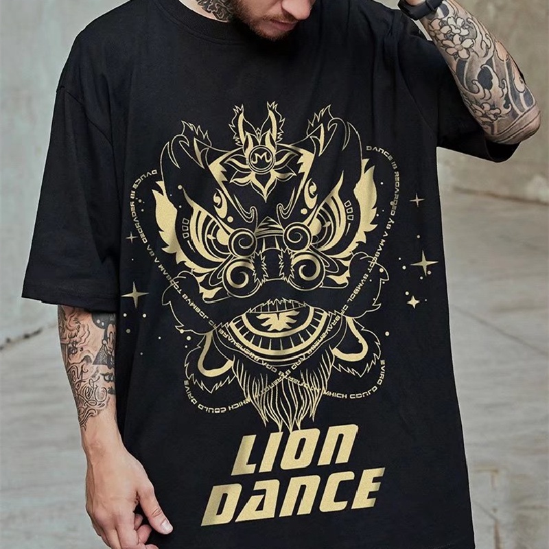 Áo Thun Nam Tay Ngắn Cổ Tròn Dáng Rộng In Chữ Phong Cách Hàn Quốc Thời Trang Mùa Hè Size M-8XL