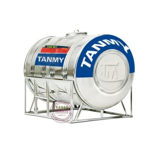 Bồn nước inox Tân Mỹ ngang 2000L,2500L,3000L,3500L miễn phí vận chuyển nội thành, ngoại thành tùy theo khu vực
