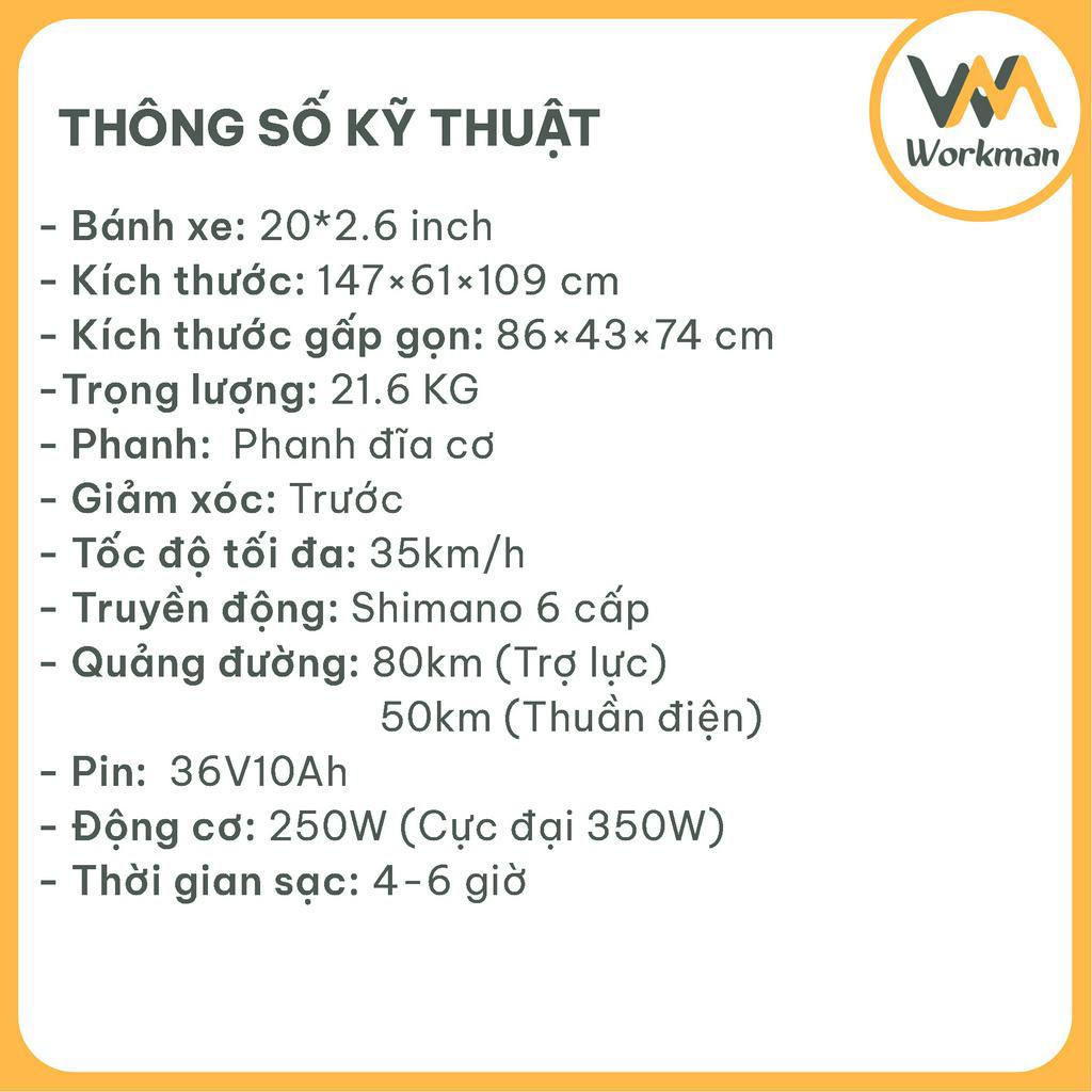 Xe Đạp Trợ Lực Điện Himo Z20 Pro Phiên Bản Nâng Cấp - Tốc Độ Tối Đa 35km/h