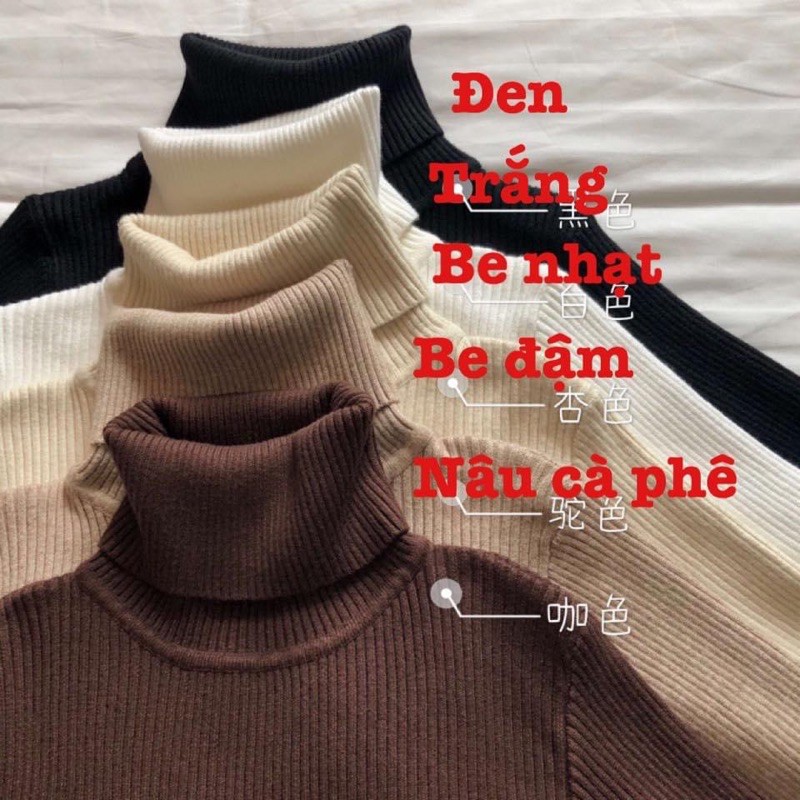 áo len cổ cao 90k/1 cái
