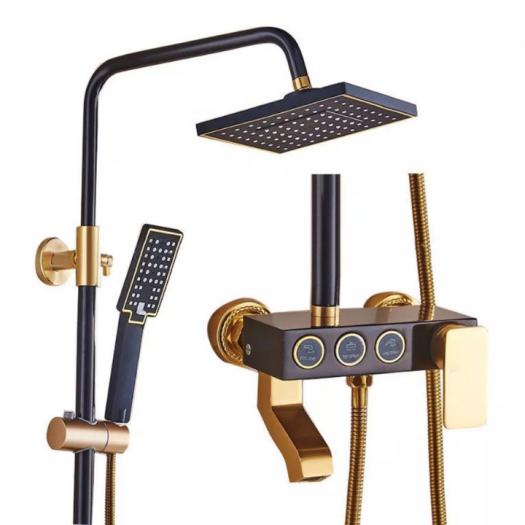 Bộ Sen cây tắm đứng, bộ sen vòi Châu Âu Phím điều khiển Cao cấp