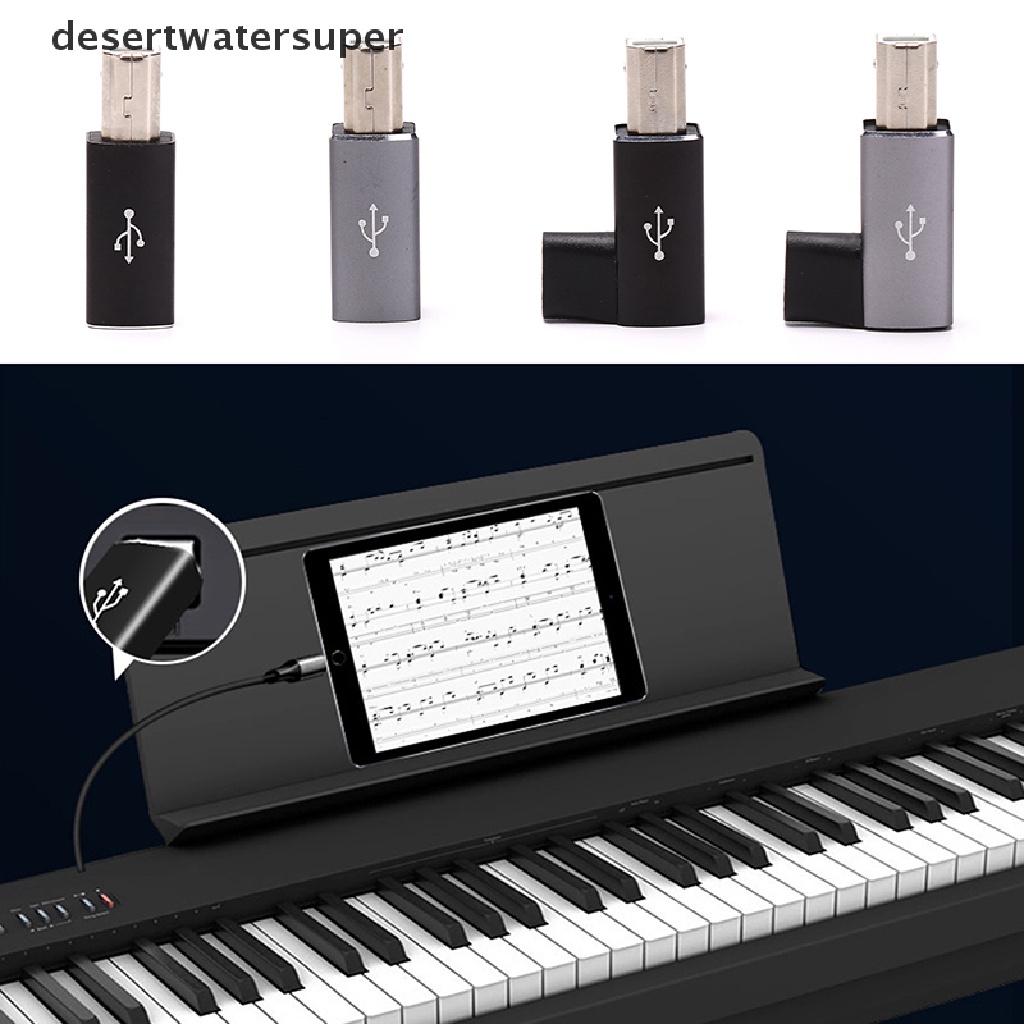 Đầu Nối Type C Cái Sang USB B Đực Cho Máy Quét Bàn Phím MIDI