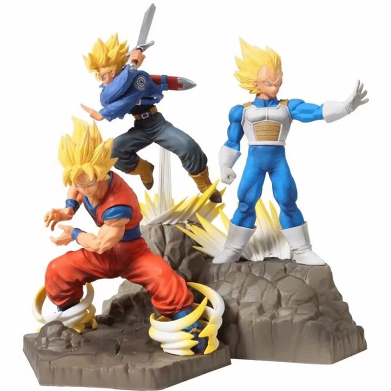 Mô hình songoku vegeta trunk hàng mới siêu đẹp ( dragonball )