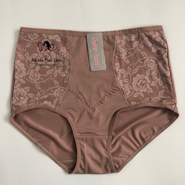 Quần lót nữ, quần chip, sịp nữ big size vải thun lạnh co giãn cạp cao che bụng Thái lan Sisterhood 702