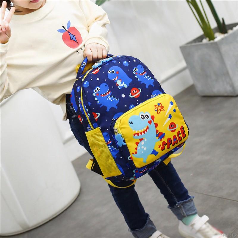 Ba lô đi học hình khủng long cho bé phong cách Hàn Quốc