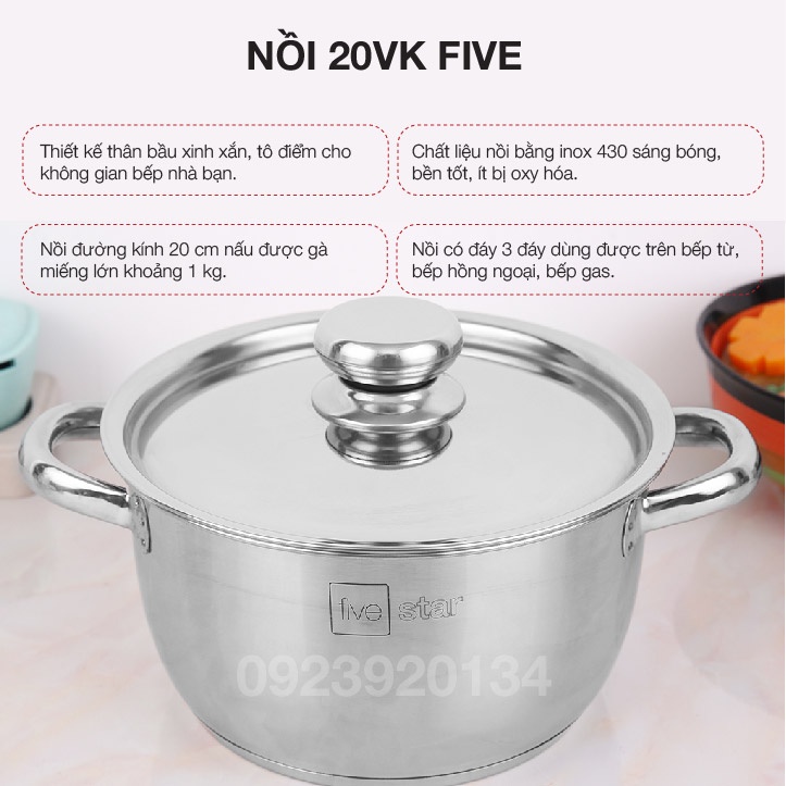 Nồi 20VK FIVESTAR