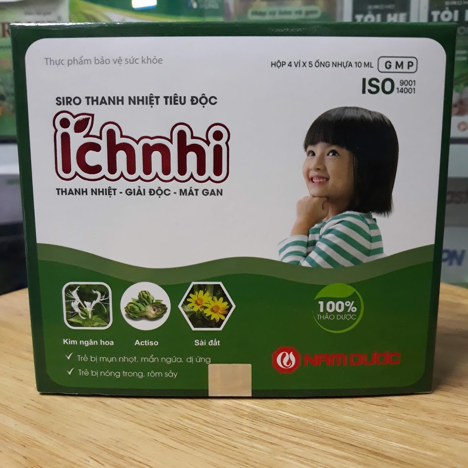 Siro thanh nhiệt tiêu độc Ích Nhi - 10ml