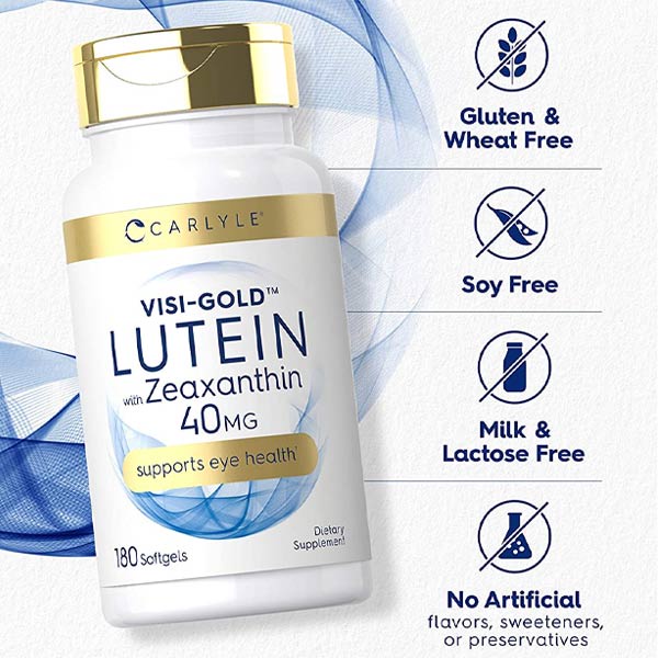 Hỗ trợ dinh dưỡng cho mắt Carlyle Lutein and Zeaxanthin 40mg Softgels 180 viên