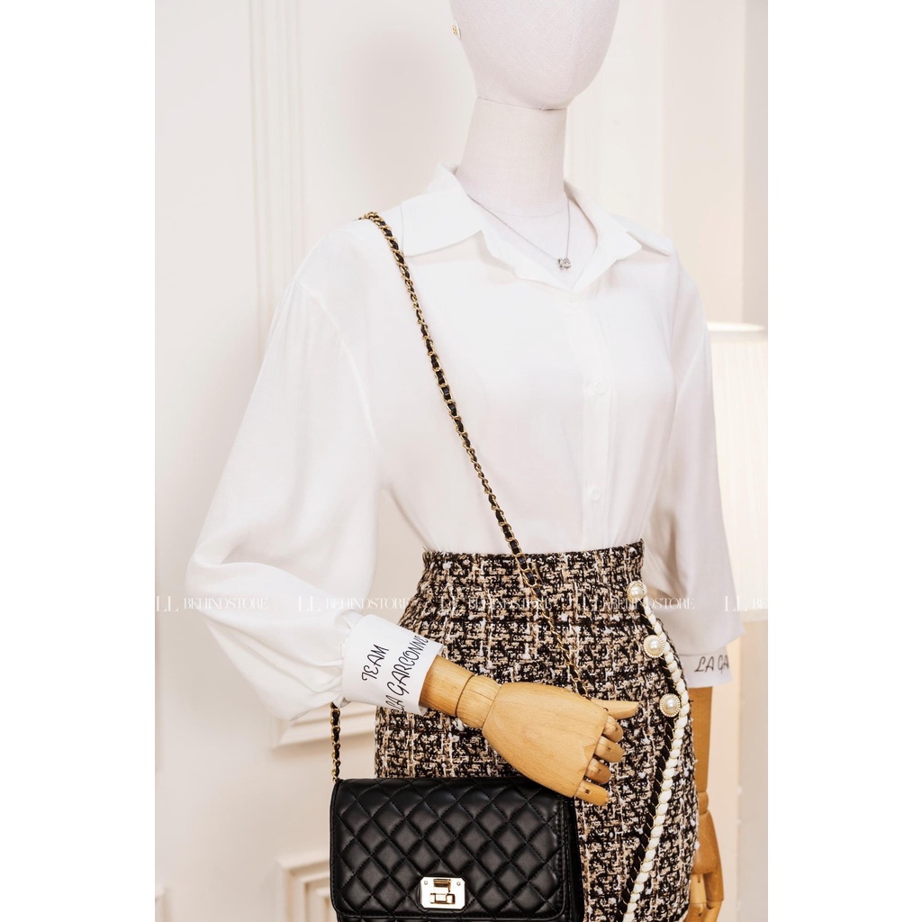 [QÙA TẶNG LÀ BĂNG DÁN CÁ NHÂN] ÁO SƠ MI NỮ cổ đức tay chữ siêu hot m105 | BigBuy360 - bigbuy360.vn