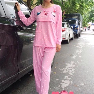 Bộ sau sinh lật ti cho con bú