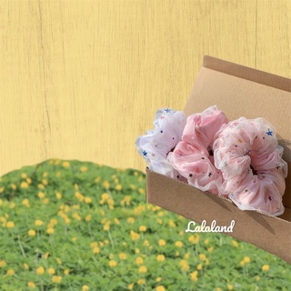 Dây buộc tóc SCRUNCHIES 2 lớp dễ thương