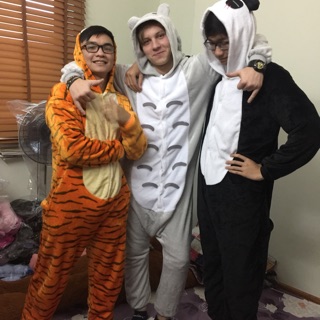 Bộ ngủ thú bông hình panda có sẵn