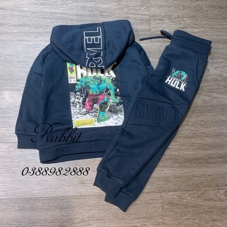 Bộ nỉ Hulk xanh