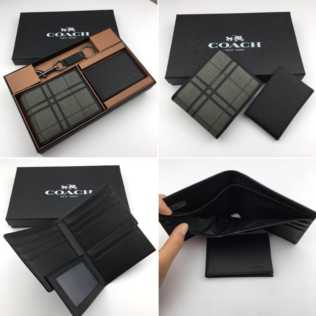Ví nam COACH/Ví Da Nam Phong Cách Doanh Nhân F74634 F74736 F74699 F74102 F22534