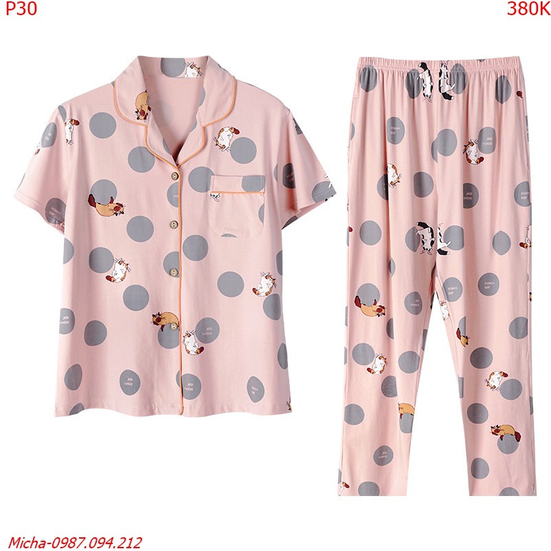 Pyjama cotton mềm nhẹ thoáng mát - Micha P30
