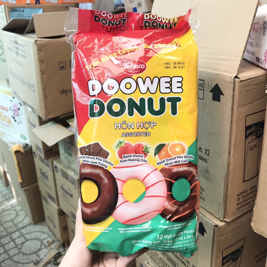 Bánh donut hỗn hợp Doowee Donut