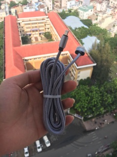 CÁP SẠC DÙ IPHONE 3M HÀNG CHÍNH HÃNG