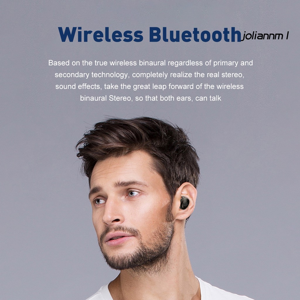 Tai Nghe Nhét Tai Jm W16 Tws Kết Nối Bluetooth V5.0 Không Dây Âm Thanh Hifi