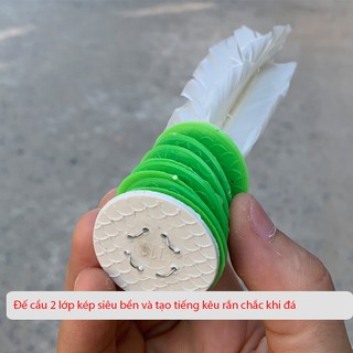 Cầu đá lông gà Hải Đông HD61 (Bộ 2 quả)