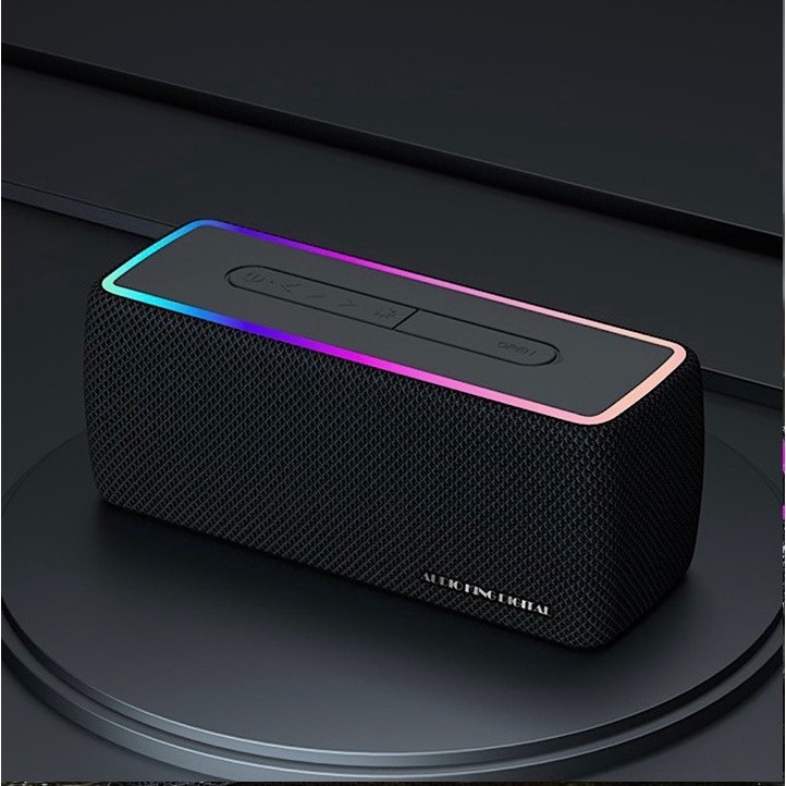 Loa bluetooth W3 siêu trầm có led tích hợp công suất 10W chống nước không dây
