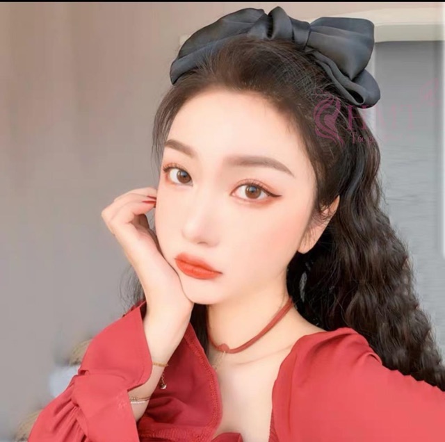 Tóc giả cột xù kèm nơ ❤️FREESHIP❤️ tóc giả cột