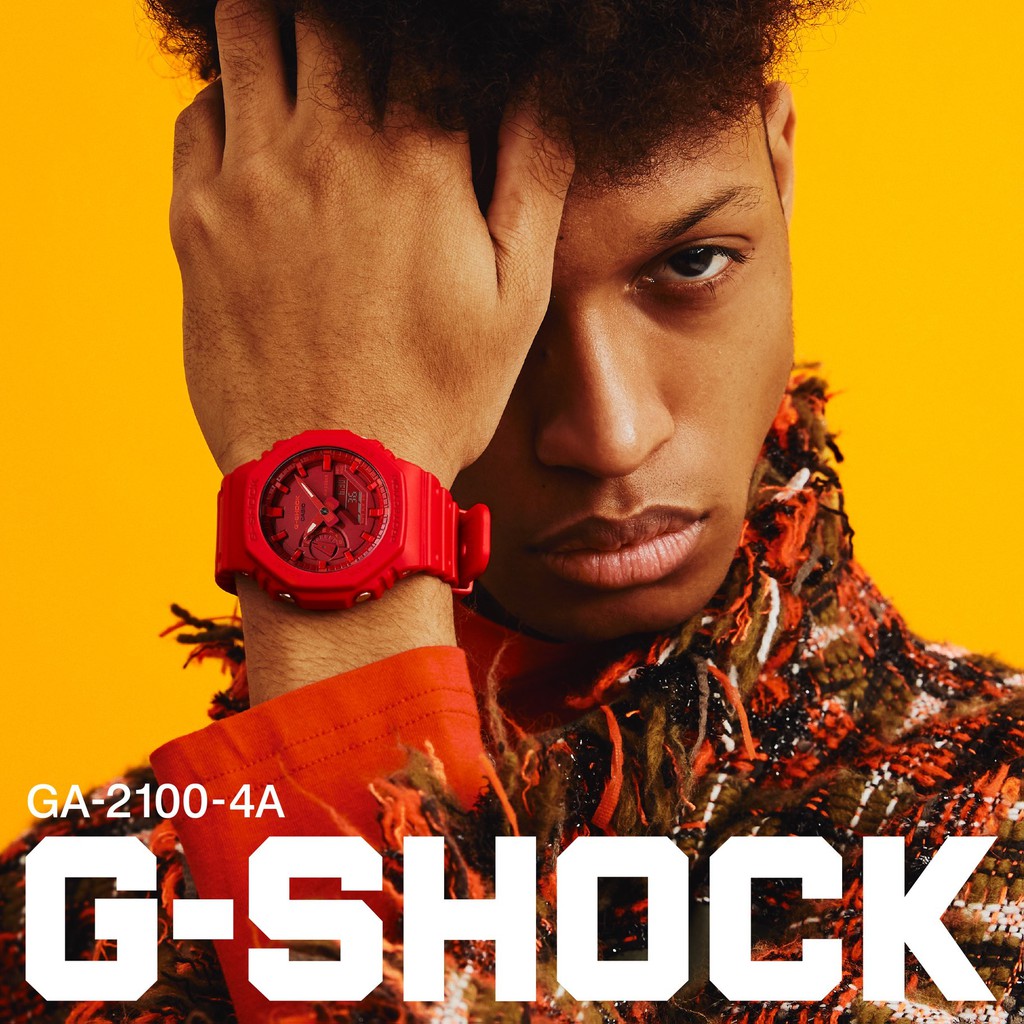 Đồng Hồ Casio Nam Dây Nhựa GSHOCK GA-2100-4ADR Chính Hãng