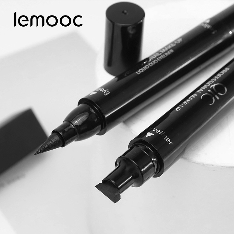 [Hàng mới về] Bút kẻ mắt dạng lỏng QIC 2 trong 1 chống thấm nước lâu trôi trang điểm tự nhiên