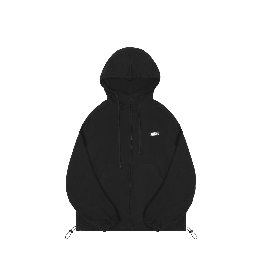 Áo hoodie zip nam nữ form rộng, mỏng nhẹ, mang được nhiều mùa local brand ONTOP - Tech Hoodie Zip