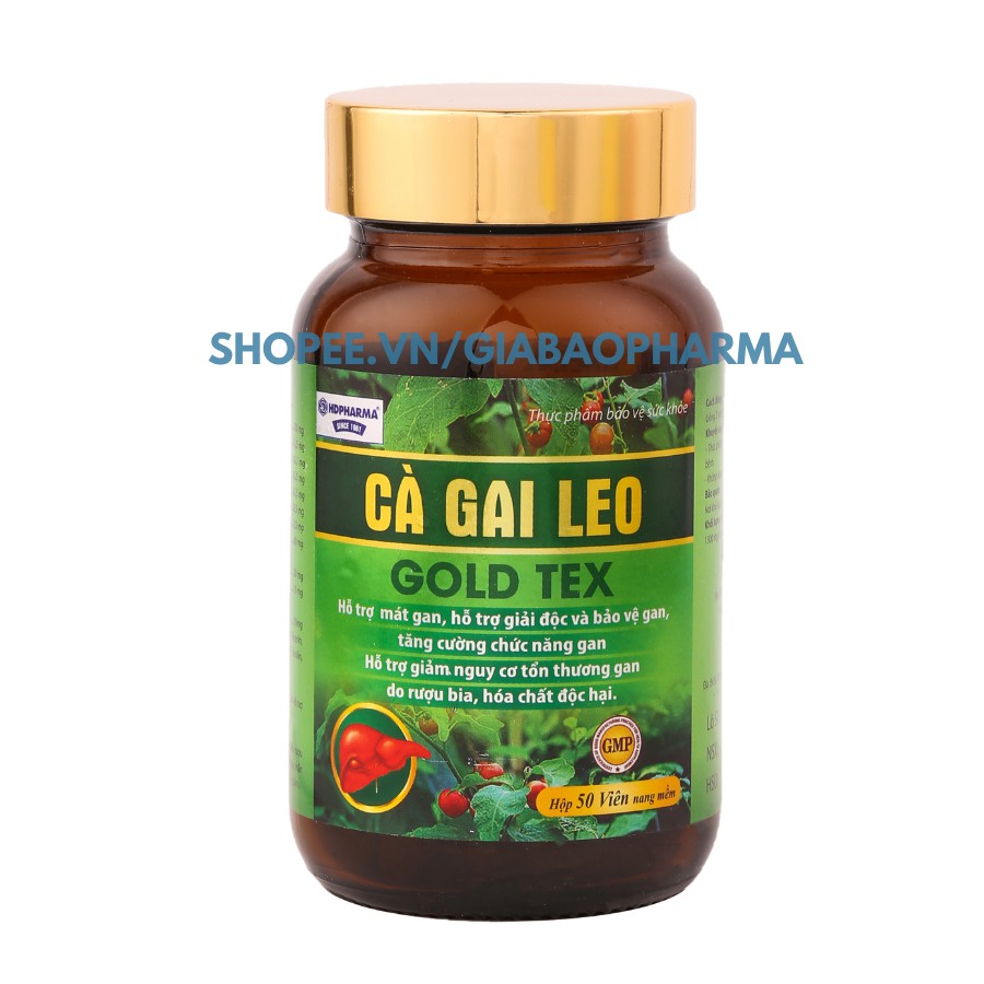 Viên uống giải độc gan Cà Gai Leo làm mát gan, bảo vệ gan,hỗ trợ hạ men gan | BigBuy360 - bigbuy360.vn