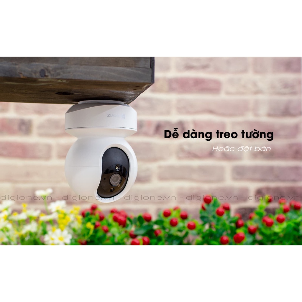 Camera EZVIZ TY1 4MP 2K Siêu Nét - Xoay 360 độ - Đàm thoại 2 chiều - Theo Dõi Chuyển Động - VTS