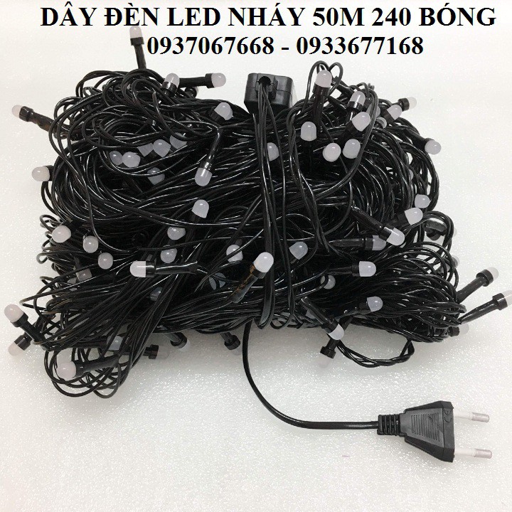 ĐÈN LED CHỚP 50M ĐỦ MÀU - ĐÈN LED TRANG TRÍ NGÀY LỄ