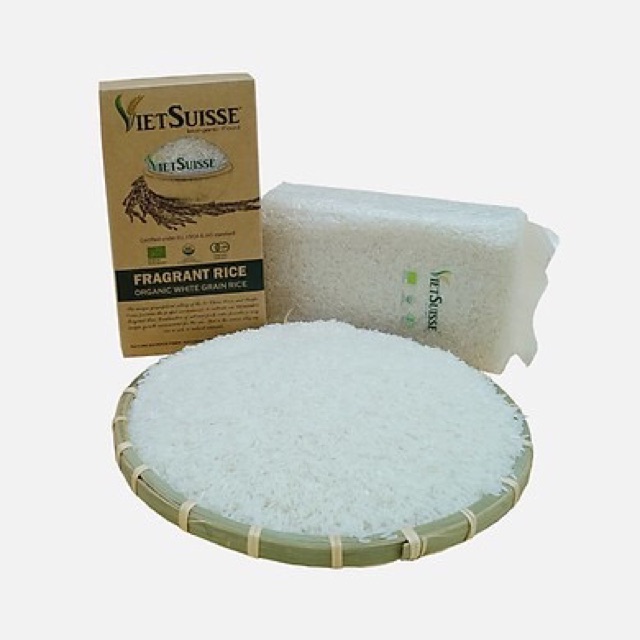 (DATE 02/2023) Gạo hữu cơ cho bé ăn dặm Vietsuisse 1kg