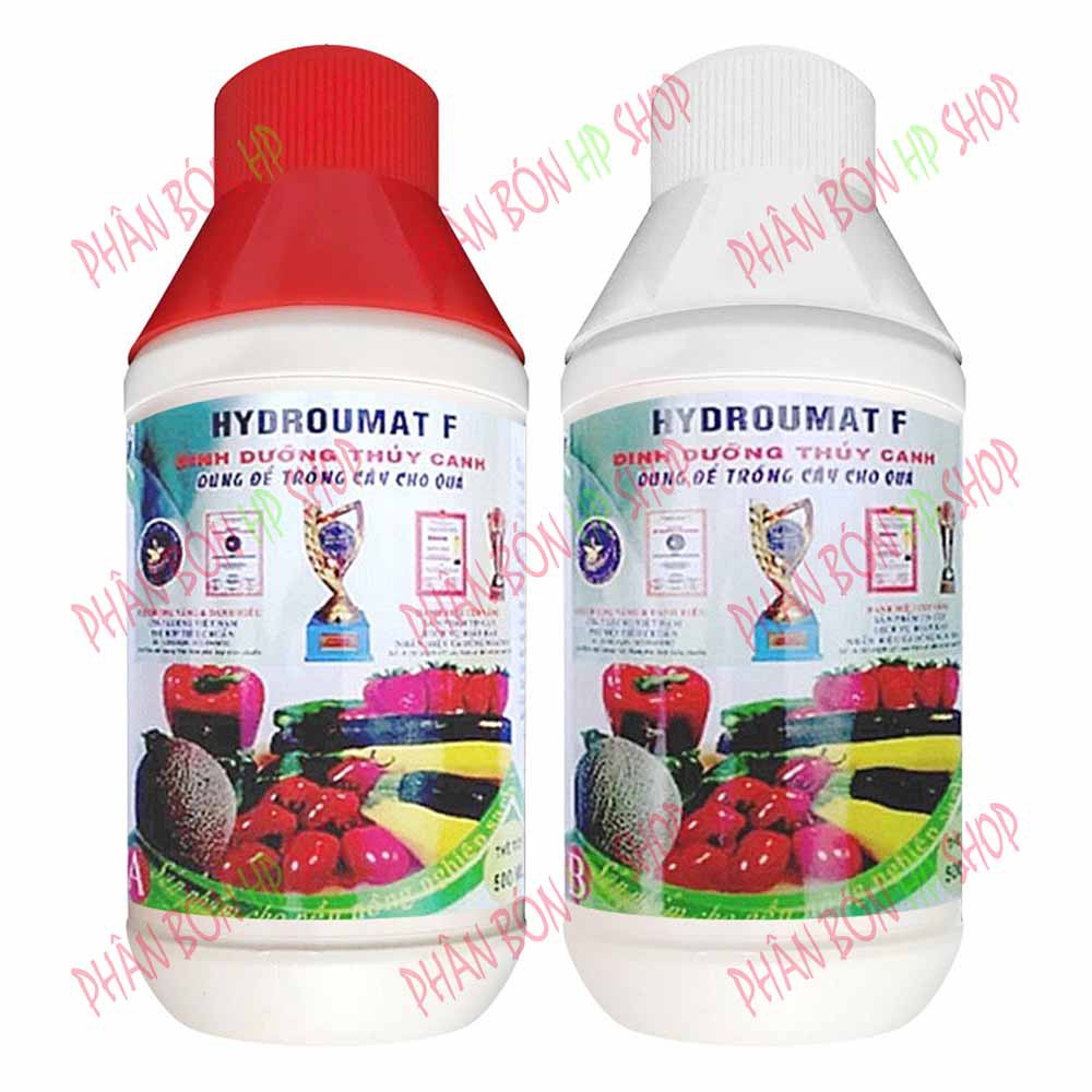 DUNG DỊCH THỦY CANH CHO CÂY ĂN QUẢ HYDRO UMAT F Group A và Group B (500ml/Chai) - Dinh Dưỡng Dùng Để Trồng Cây Ăn Quả.