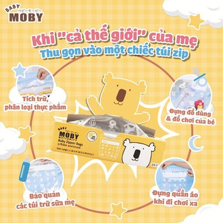 TÚI ZIP ĐA NĂNG BABY MOBY