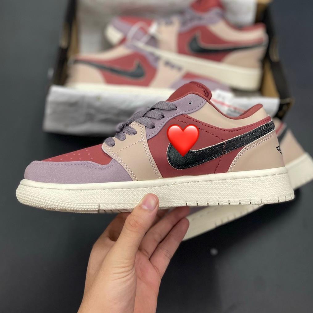 Giày Sneaker JorDan Low Mận,Giày jordan Cayon Rust Thể Thao Nam Nữ Thấp Cổ Full Phụ Kiện | BigBuy360 - bigbuy360.vn