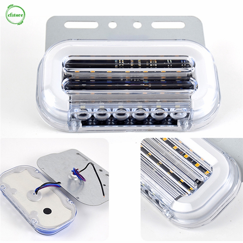 Đèn Led Tín Hiệu 24v 12 Bóng Gắn Hông Xe Hơi / Xe Tải