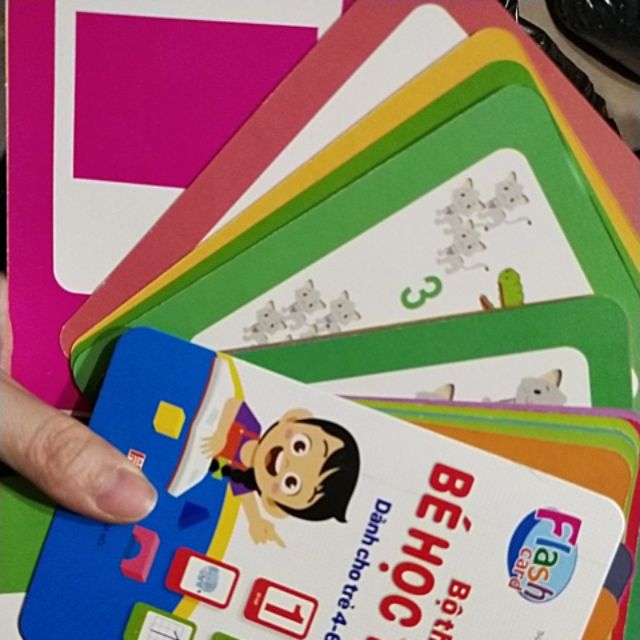 Bộ thẻ bé học toán flashcard