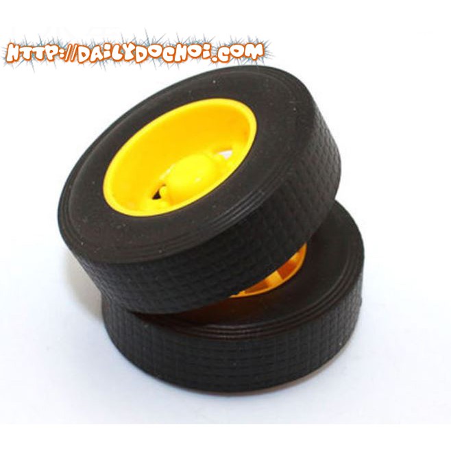 BX8 bánh xe cao su loại tốt trục 3 * 42mm bán lẻ từng cái