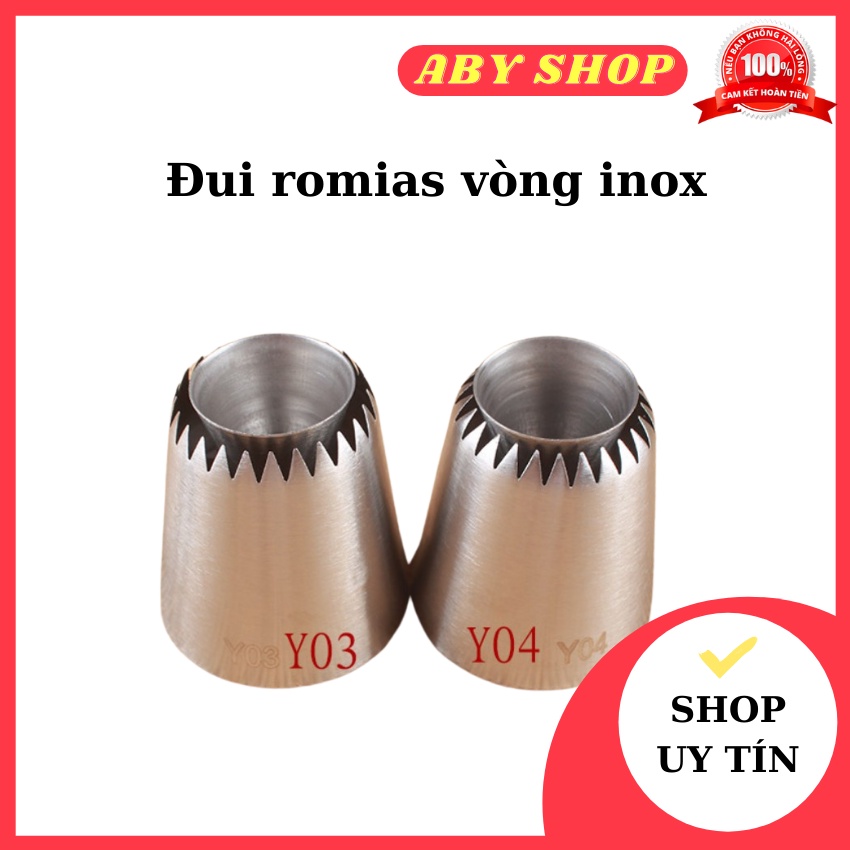 Đuôi / đui romias vòng inox ⚡ CAO CẤP ⚡ đuôi bánh quy giúp bạn sáng tạo những chiếc bánh theo í muốn