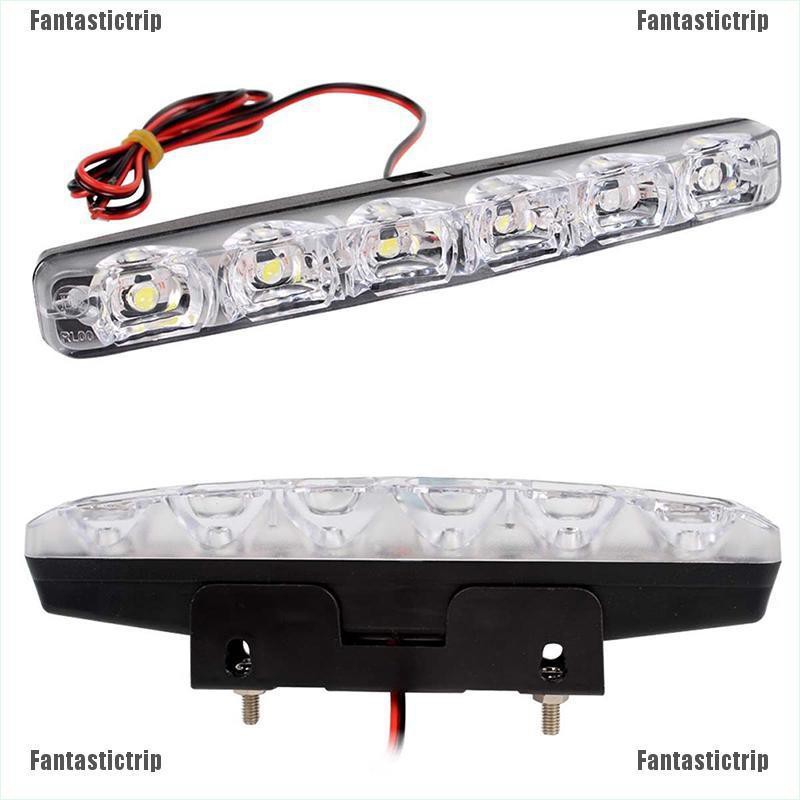 Bộ 2 đèn LED 6 bóng 12V dùng làm đèn pha xe ô tô