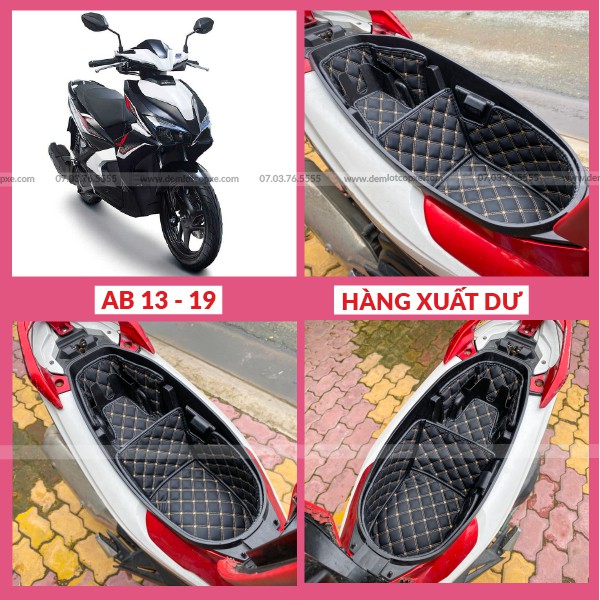 Lót Cốp Cách Nhiệt Honda Airblade 2013 - 2019 - Nguyên Cốp -  Độ Bền Cao - Bảo Hành 1 Năm ( Đường May, Lỗi Do Sản Xuất)