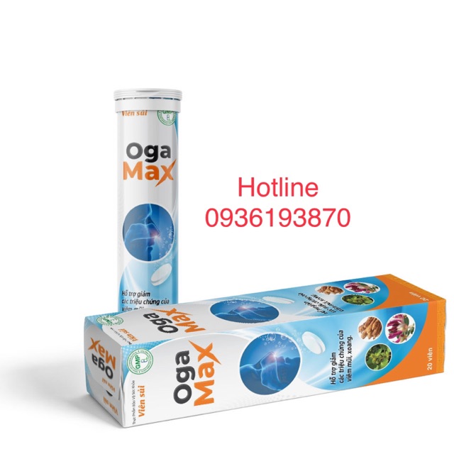 [Mã 66FMCGSALE hoàn 8% xu đơn 500K] VIÊN SỦI OGA MAX