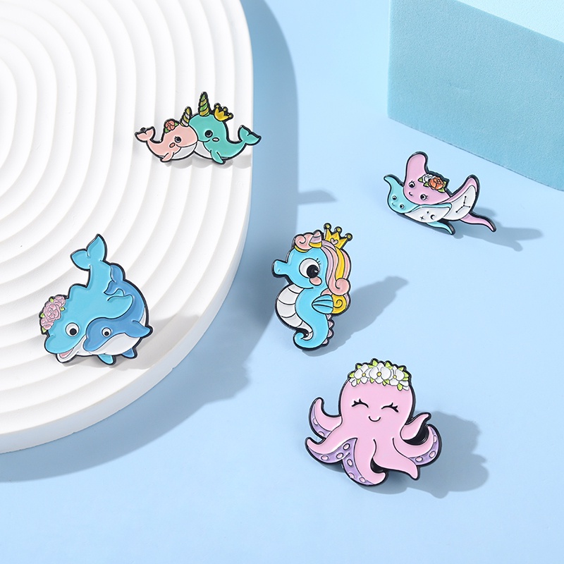 Ghim cài áo hình động vật dễ thương cho nữ