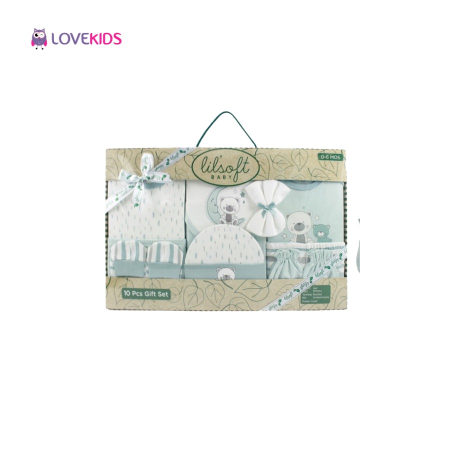 Hộp quà sơ sinh cao cấp 10 chi tiết Lovekids