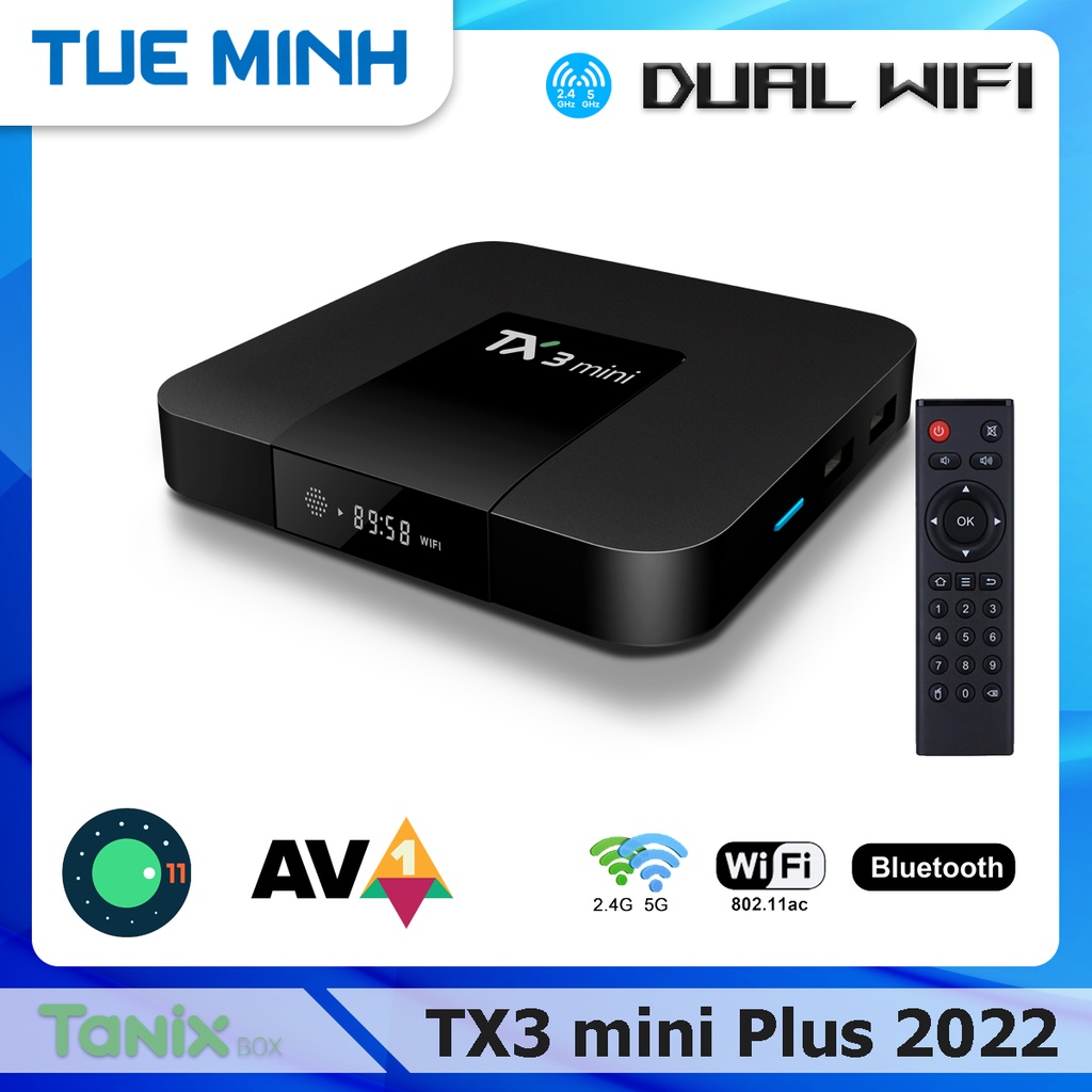 Mua Android TV Box TX3 mini Plus 2022 Dual Wifi, Android 11, Amlogic