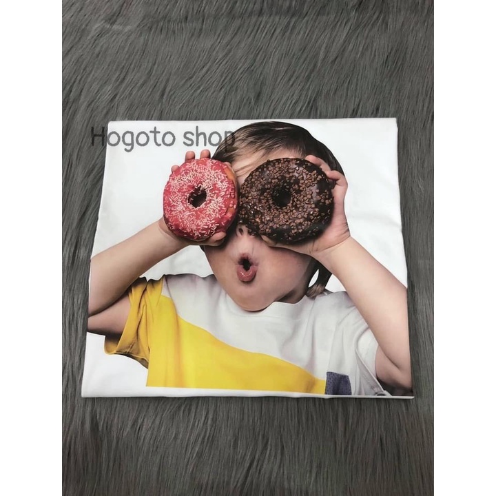 Áo thun tay lỡ ADLV DONUT 1 Hogoto shop , Áo thun unisex nam nữ form rộng oversize chất liệu Cotton | BigBuy360 - bigbuy360.vn