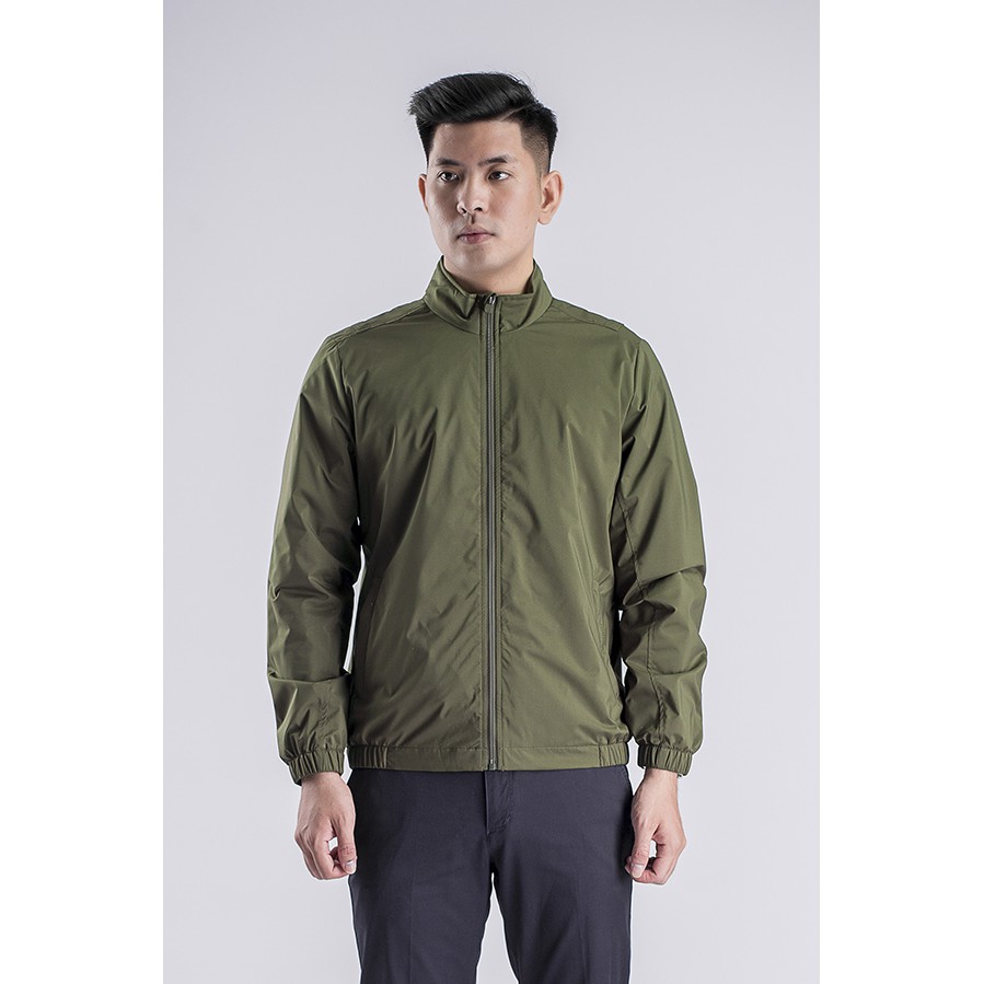 Áo Khoác Gió AJK018w8 Màu Rêu Regular có S/M/L