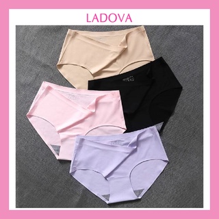 Quần lót su nữ thun lạnh không đường may kháng khuẩn có BIGSIZE loại 1 co dãn tốt LADOVA QL02